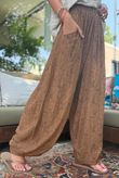 Tasha Damask Bloom Pant Walnut